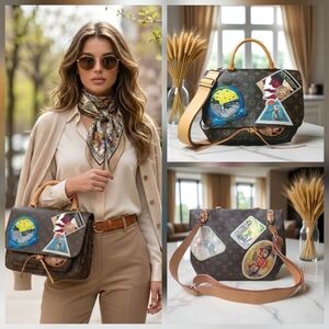 Louis Vuitton Cindy Sherman Limited Edition Messenger Bag Celebrating Monogram ✨